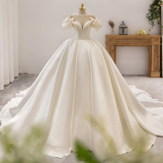 French Bride Small Premium Wedding Dress