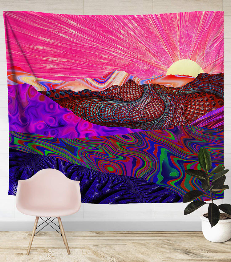 Psychedelic background cloth