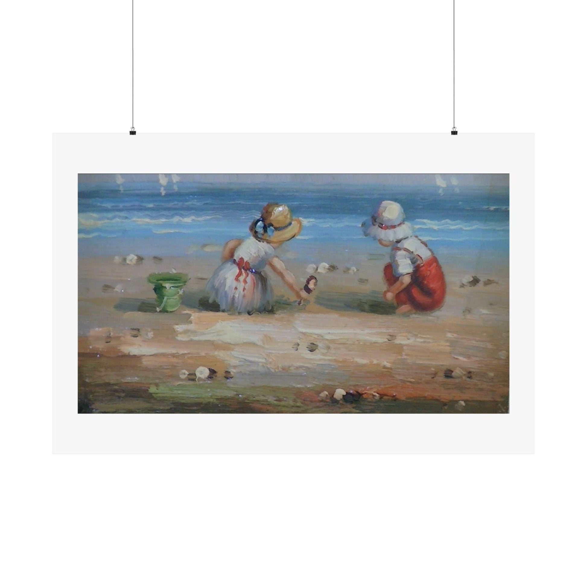 "A Day at the Beach" | Poster - MediaEclat.store