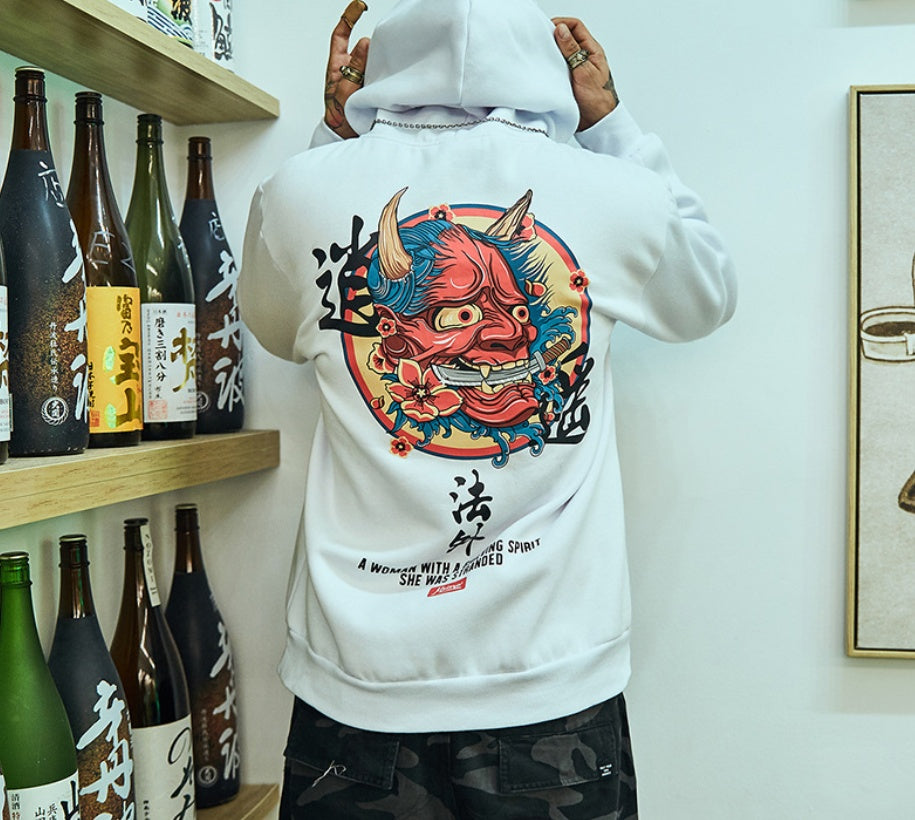 Loose hip-hop hoodie