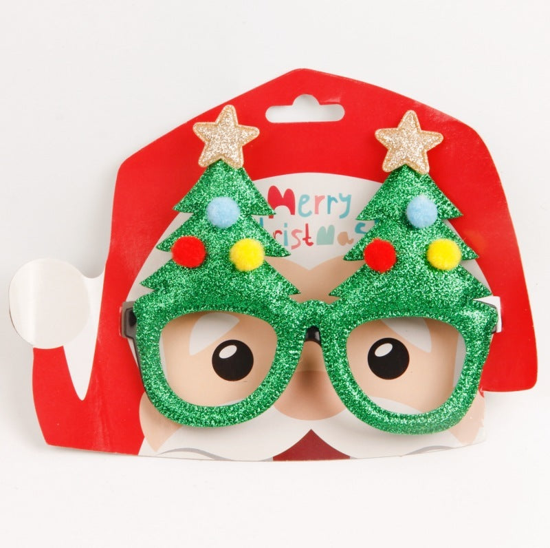 Christmas Decorations Dance Party Glasses Dress Up Props