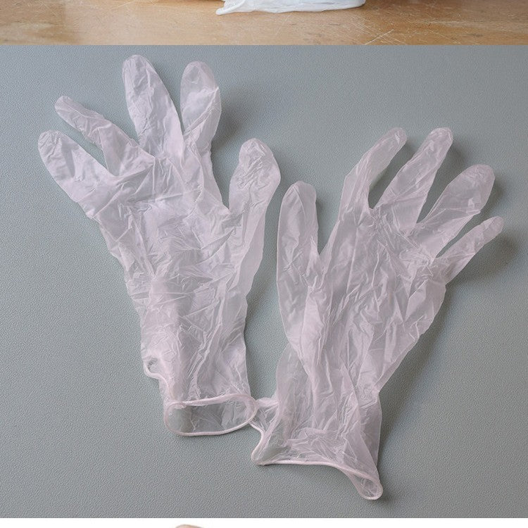 Disposable Thickened Semi Transparent White Gloves