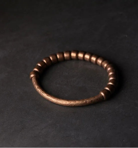 Hand-hammered Pure Copper Bracelet Retro