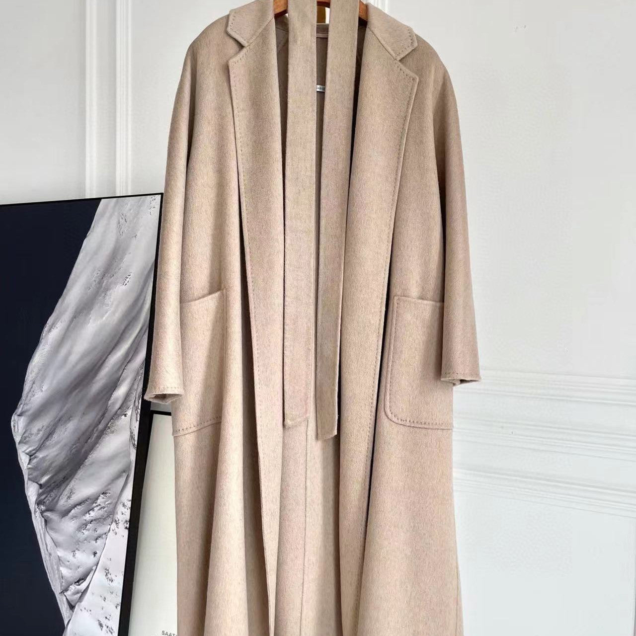 Double-sided Corrugated Cashmere Coat