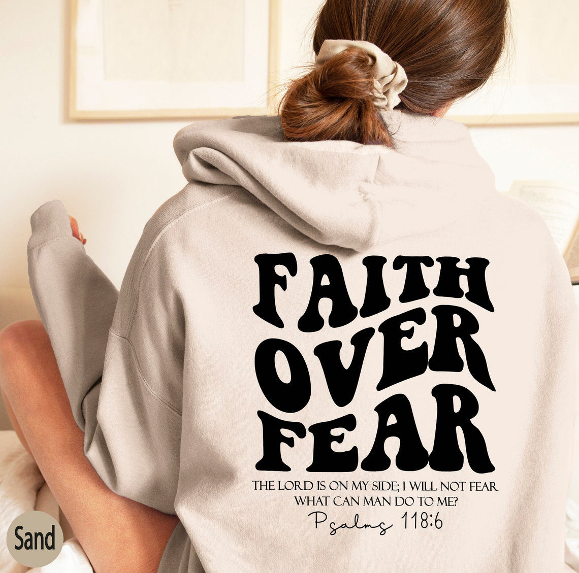 Faith Over Fear Sweatshirt,Christian Shirt,Bible Verse Hoodi - MediaEclat.store