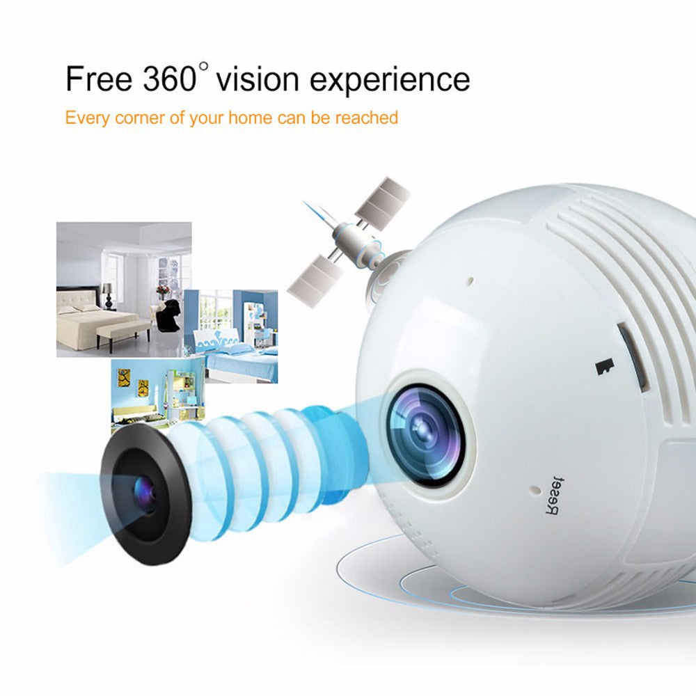 Mobile Phone Wifi Bulb Camera Remote Monitoring Smart