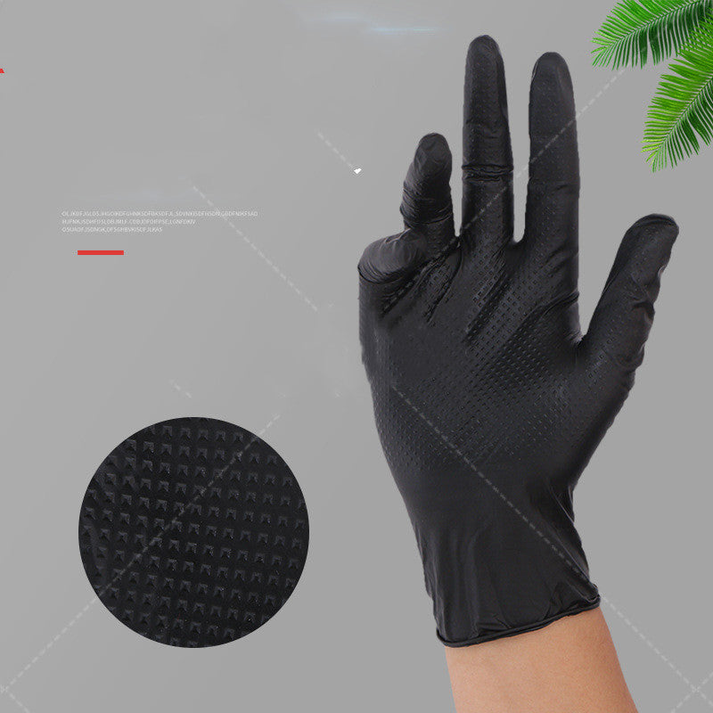 High-Elastic Nitrile Disposable Gloves, Compound Nitrile Butadiene Pvc Rubber Latex Rubber, Labor Protection And Durable