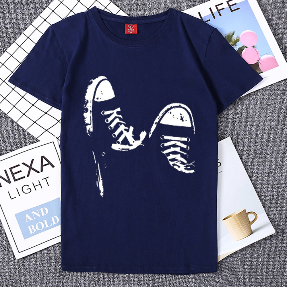 Casual short-sleeved skate T-shirt