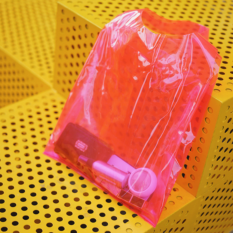 Transparent pvc plastic tote