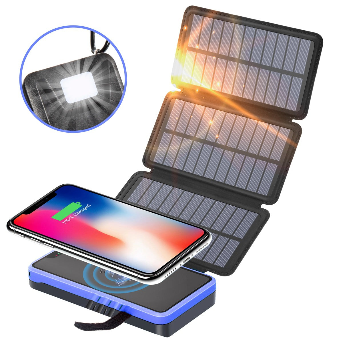 Folding Board Solar Wireless Power Bank