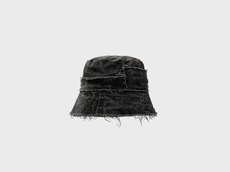 Japanese Style Washed Stitching Frayed Fisherman Hat