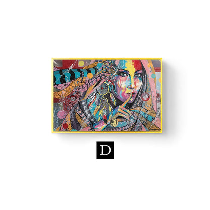 Street Graffiti Art Picture Abstract Cloth Painting