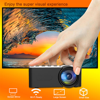 YT100 Home Mini Portable Mini Projector HD Home Wireless Mini Phone Projection