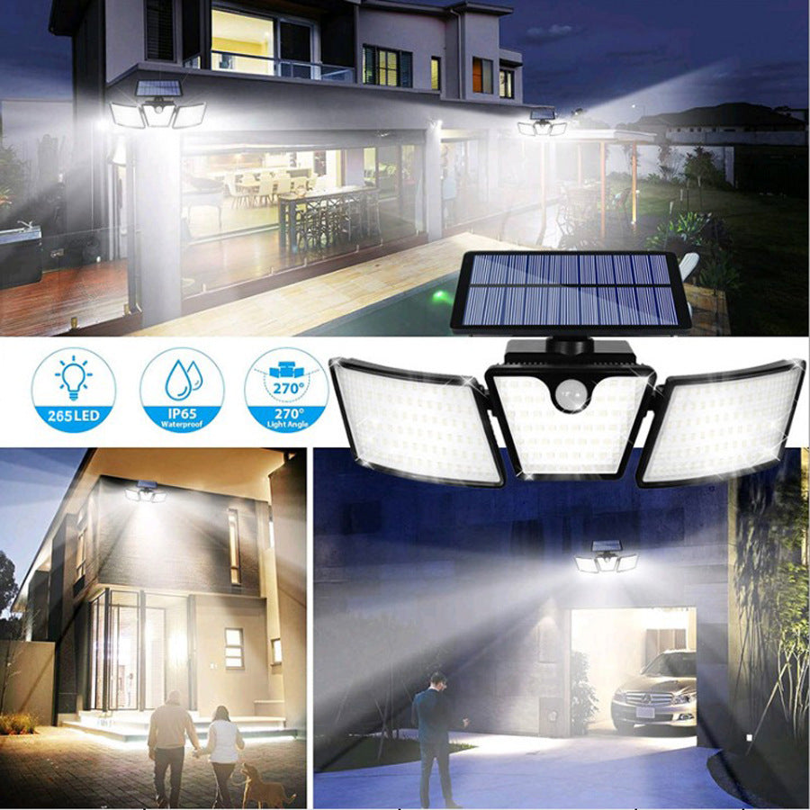 Solar Light Outdoor Multi Head Human Body Induction