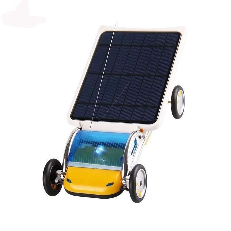 Dual Purpose Remote Control Solar Car New Energy Model Puzzle Toy DIY