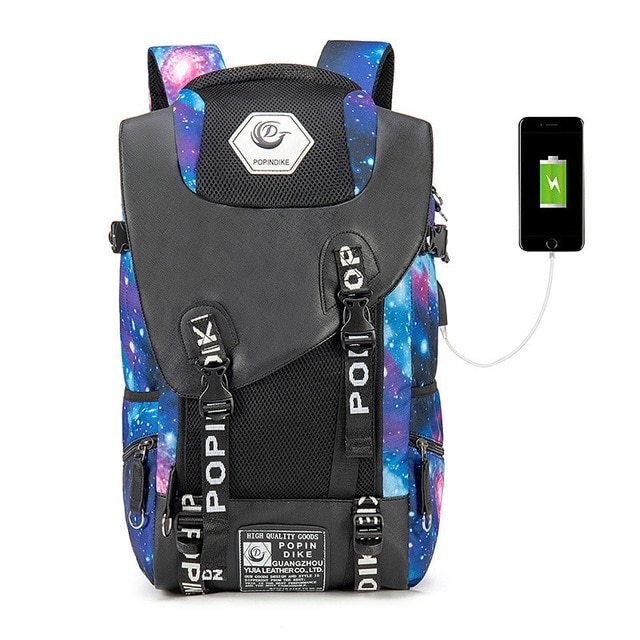 USB computer backpack