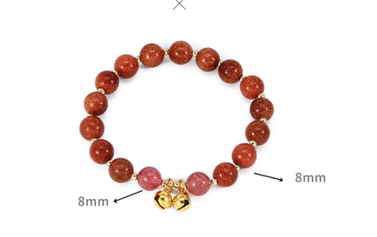 Natural Crystal Bracelet Female Strawberry Crystal