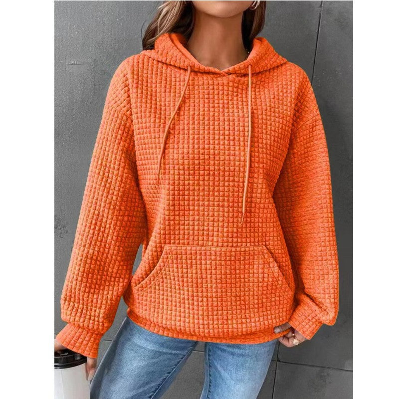 Women's Loose Casual Solid Color Long-sleeved Sweater - MediaEclat.store