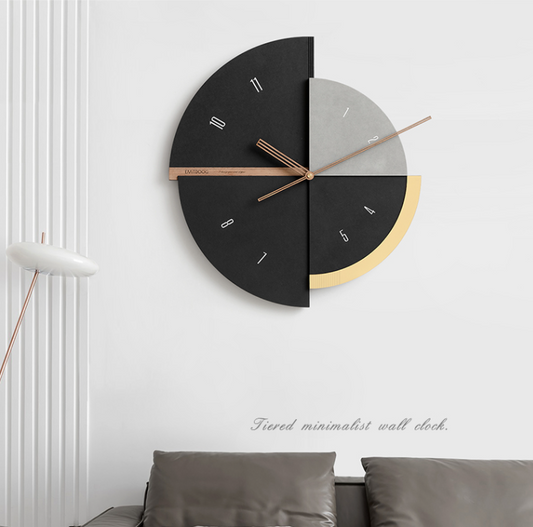 Nordic Light Luxury Time Clock Wall Clock Living Room Household Creative Decorative Paintings