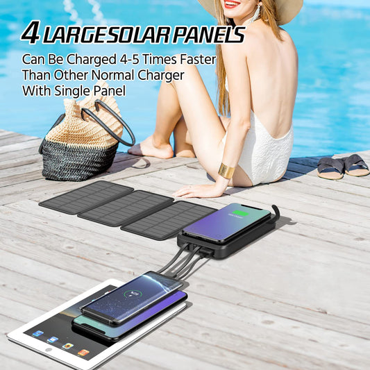 Fashion Outdoor Waterproof Solar Power Bank
