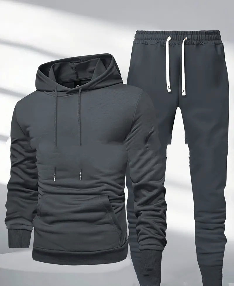 Light Board All-matching Hooded Sweatshirt And Sweatpants Leisure Sports Suit