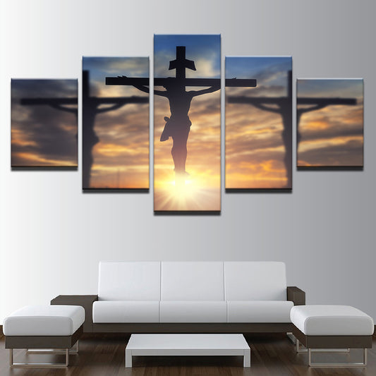 5 Abstract Paintings Of Jesus Christ At Home