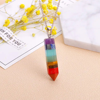 7 Chakra Gemstone Healing Pendant ~ Unisex - MediaEclat.store