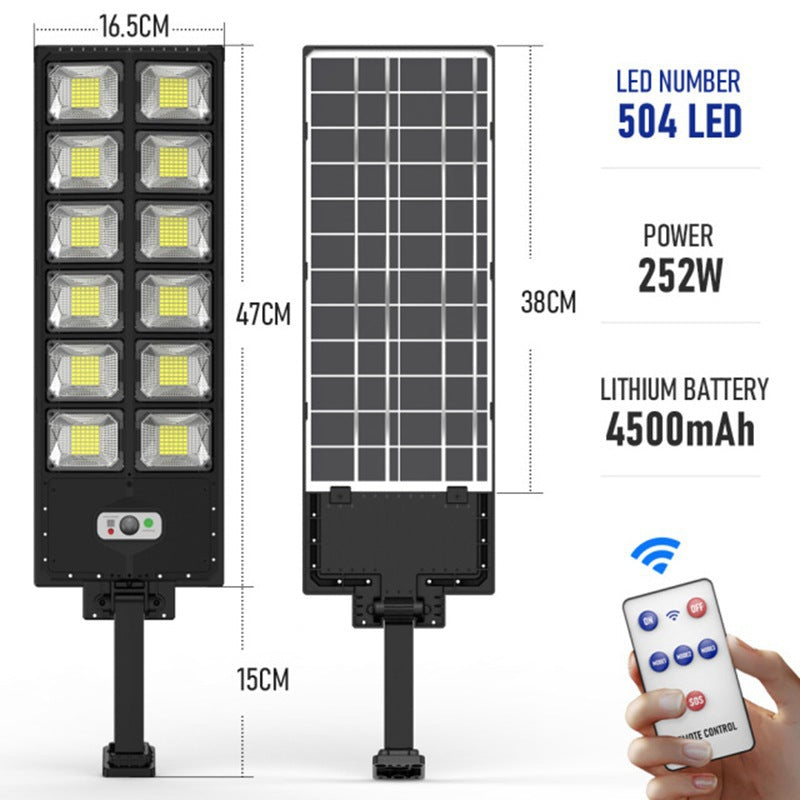 New Solar Double Row Street Light