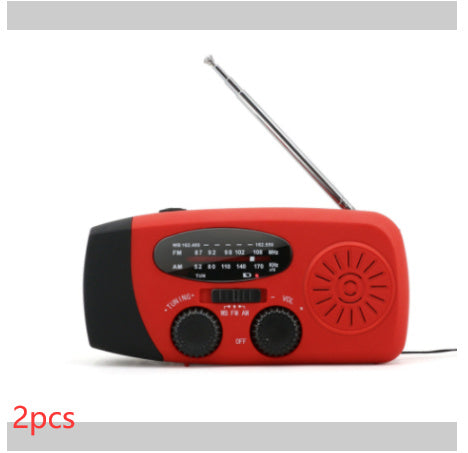 Disaster Prevention Emergency Radio Radio Of Power Generator Outdoor Portable Solar Radio