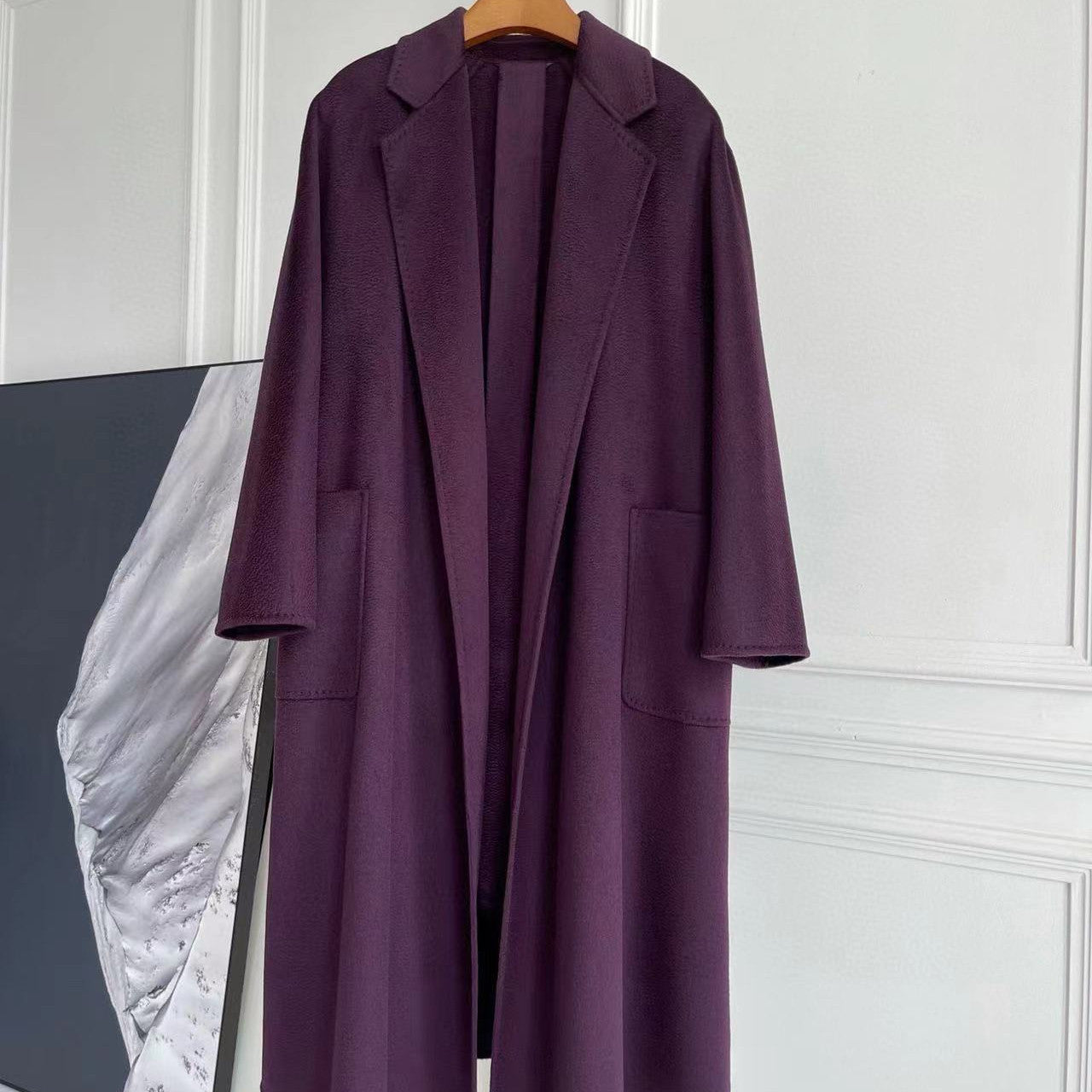 Double-sided Corrugated Cashmere Coat