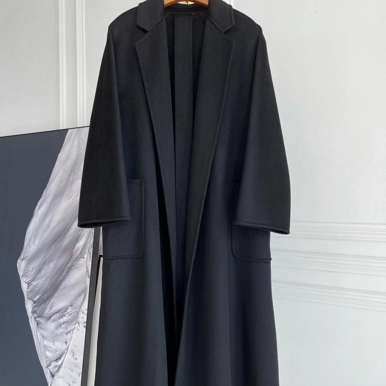 Double-sided Corrugated Cashmere Coat