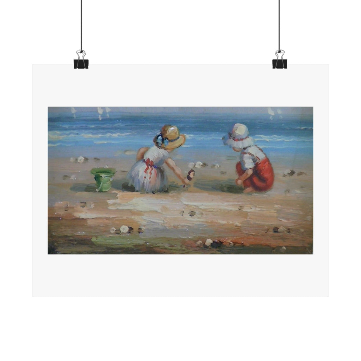 "A Day at the Beach" | Poster - MediaEclat.store