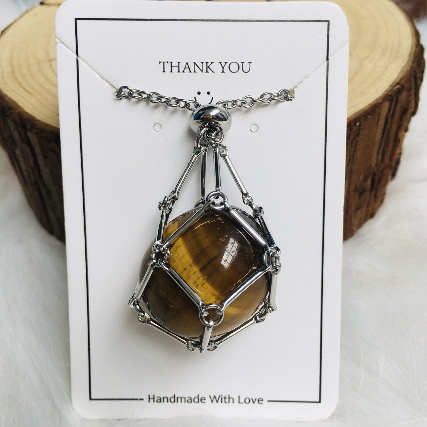 Natural Energy Crystal Pendant