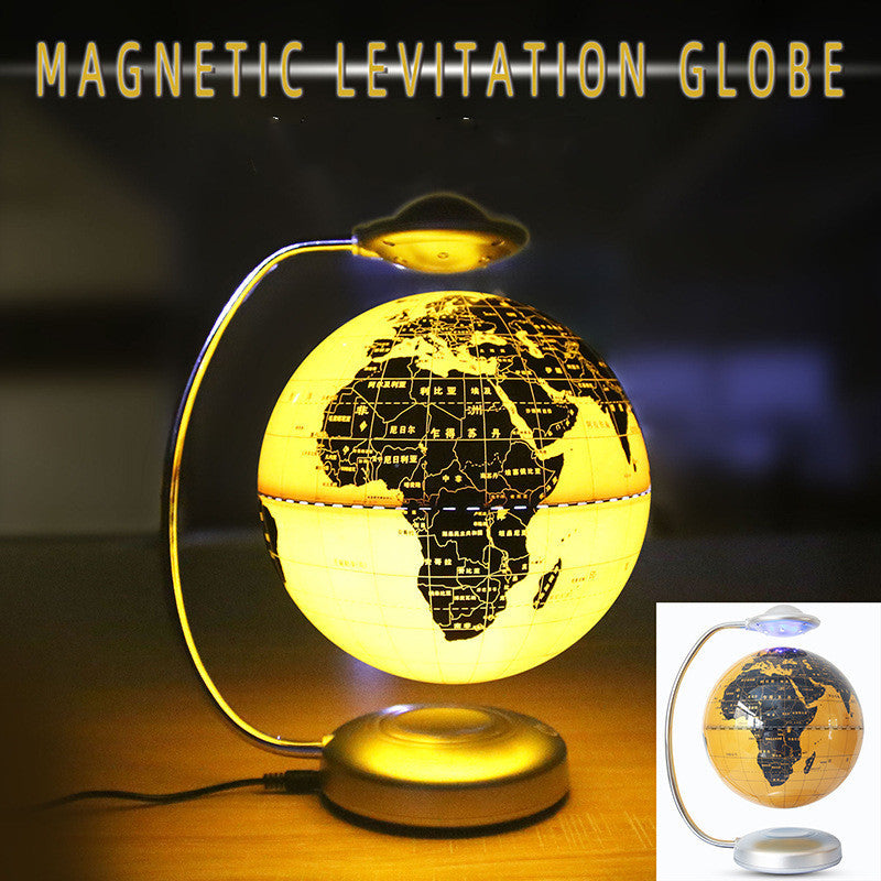 Globe Magnetic Levitation 8 Inch Luminous Ornaments