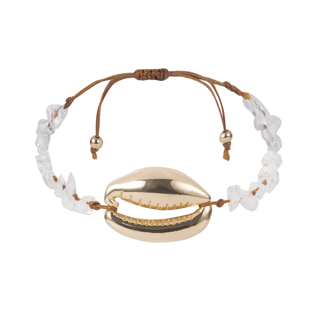 Asymmetric shell bracelet