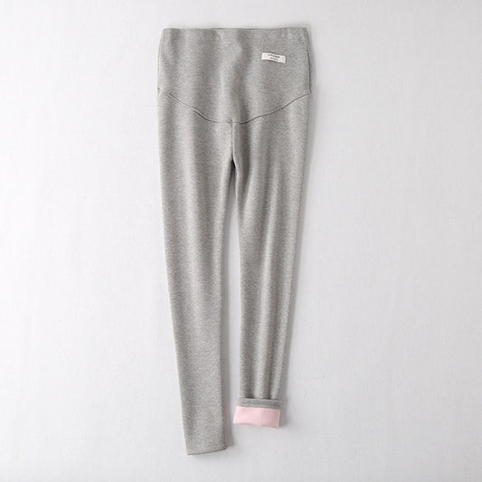 New Silver Fox Velvet Thickened Pregnant Women's Legging Trousers - MediaEclat.store
