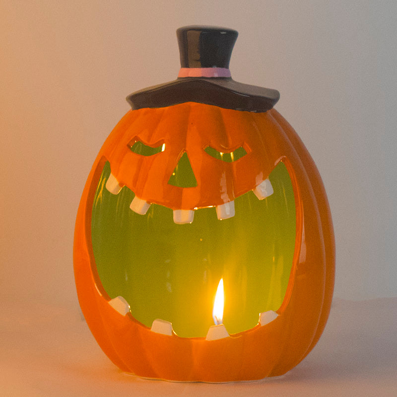 Christmas Ceramic Pumpkin Ornaments Ghost Festival Skull And Crossbones Event Atmosphere Decorations - MediaEclat.store
