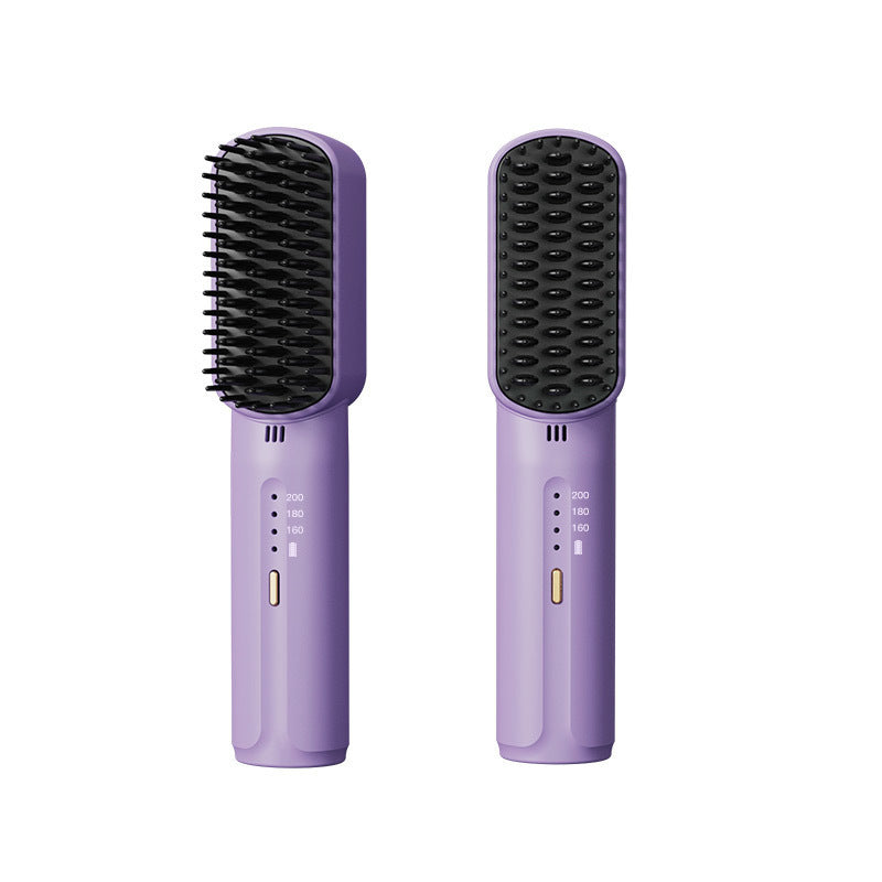 Mini Charging Straight Comb Portable Fashion