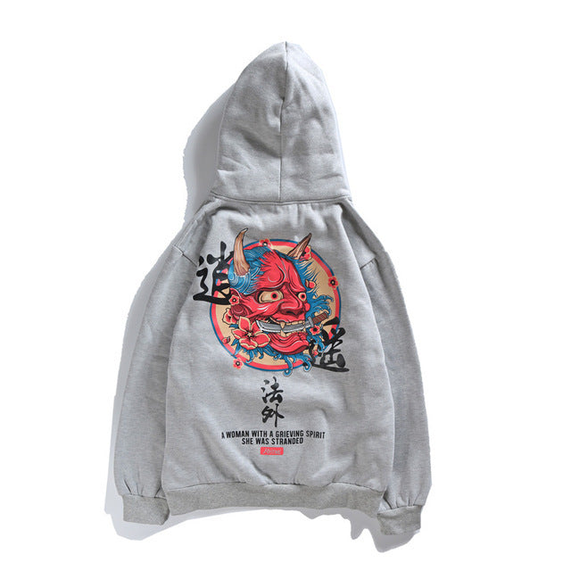 Loose hip-hop hoodie