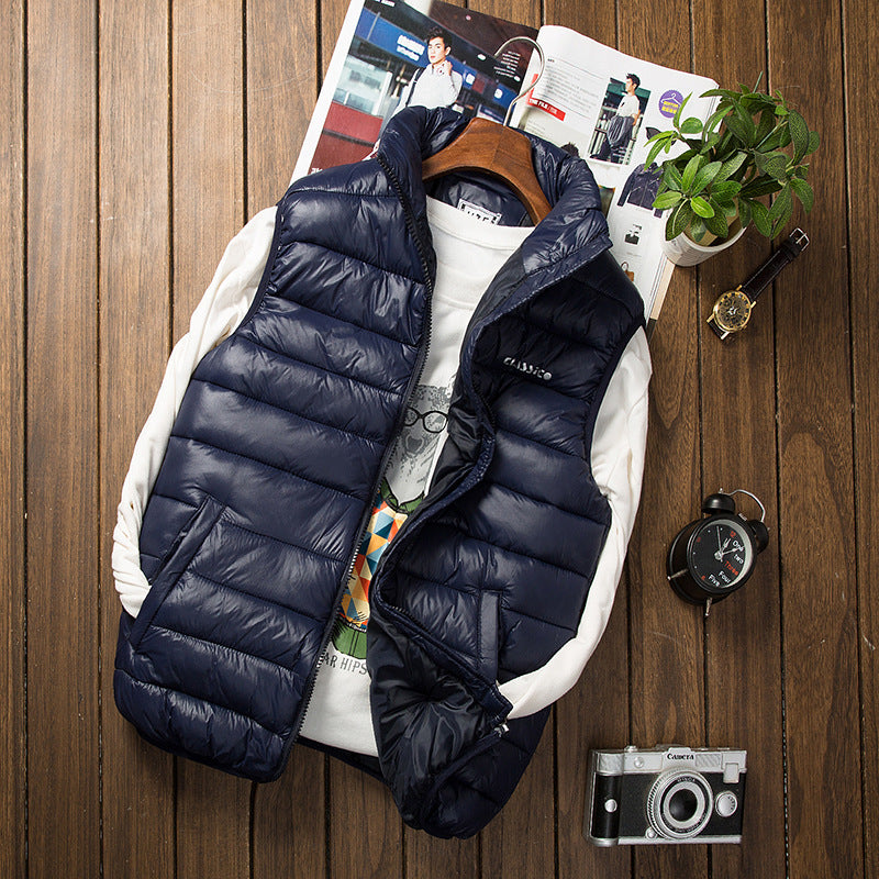 Men's plush vest cotton clothes vest