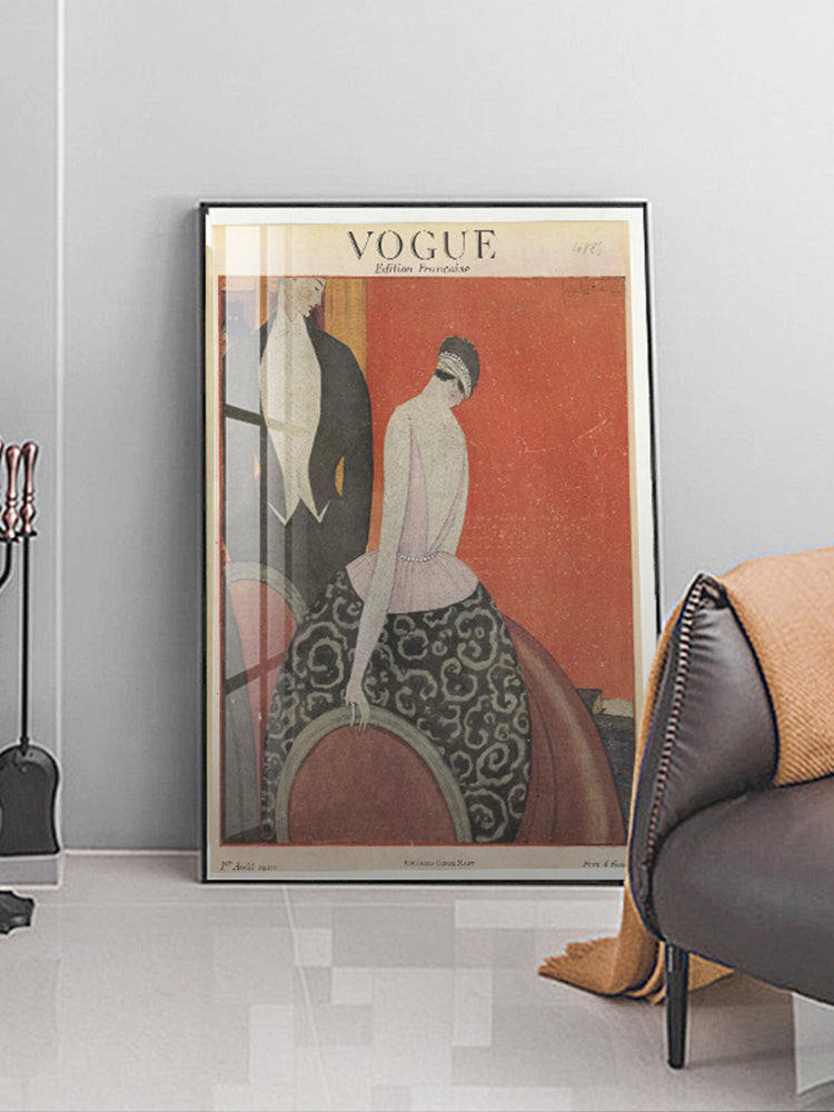 Retro Old Posters Fashion Clothing Magazines Figures Living Room Decorative Paintings Desktop Decorations Hanging Paintings