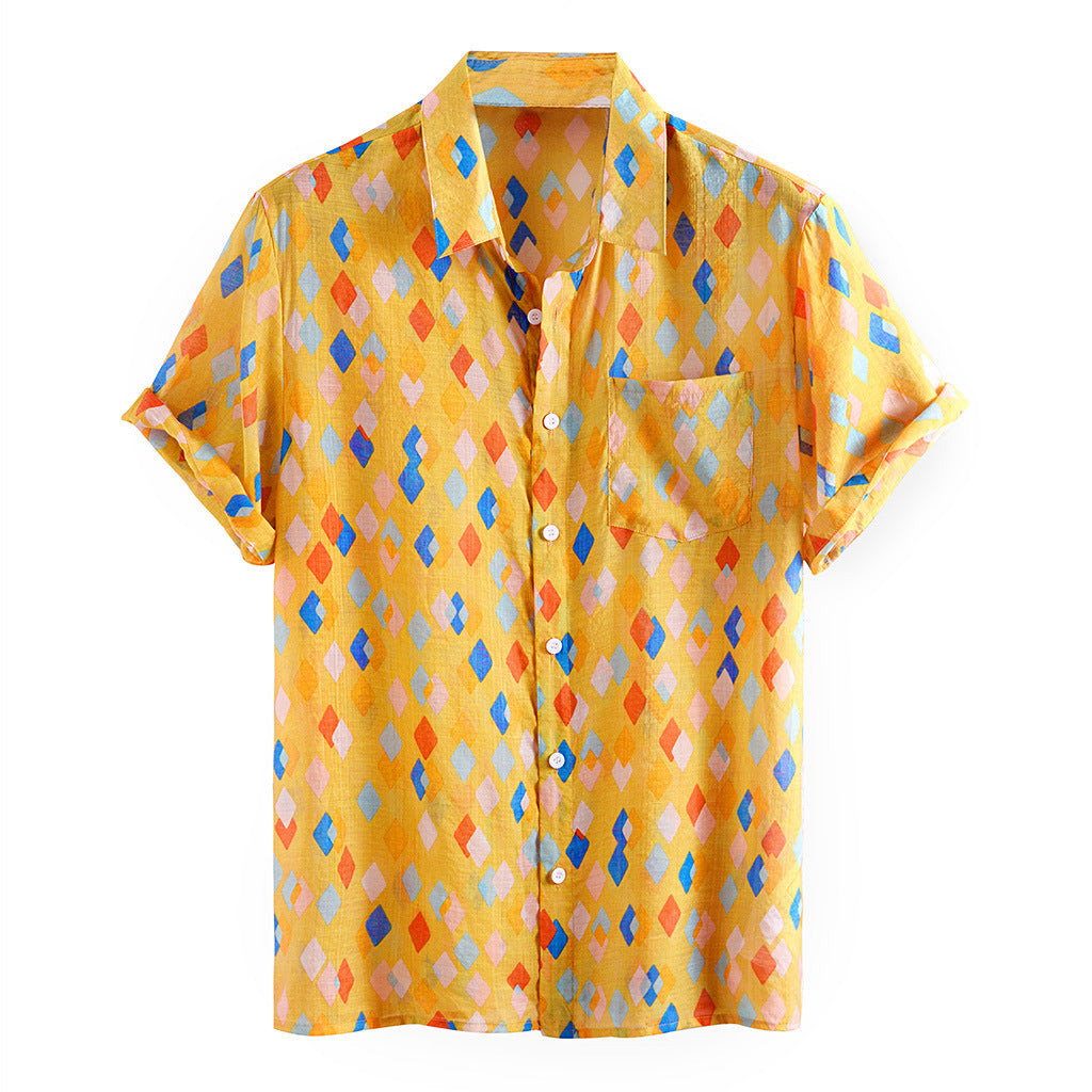 Casual beach men's shirt