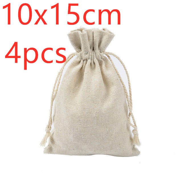 4-piece sachet cloth tea storage bag