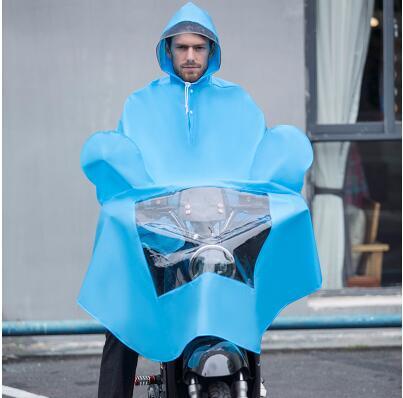 Soft, Transparent, Stylish, Electric Bike Riding Poncho, Big Brim, Waterproof For Men And Women