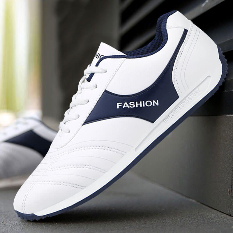 Men's Casual White Shoes Social Boy Wear-resistant Skate Shoes Men