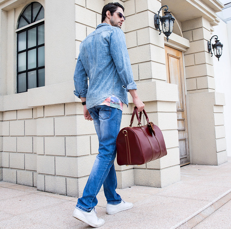 Crazy Horse Leather Tote