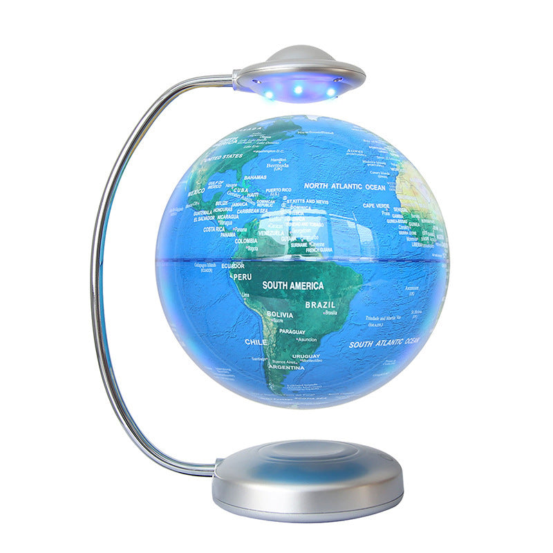 Globe Magnetic Levitation 8 Inch Luminous Ornaments