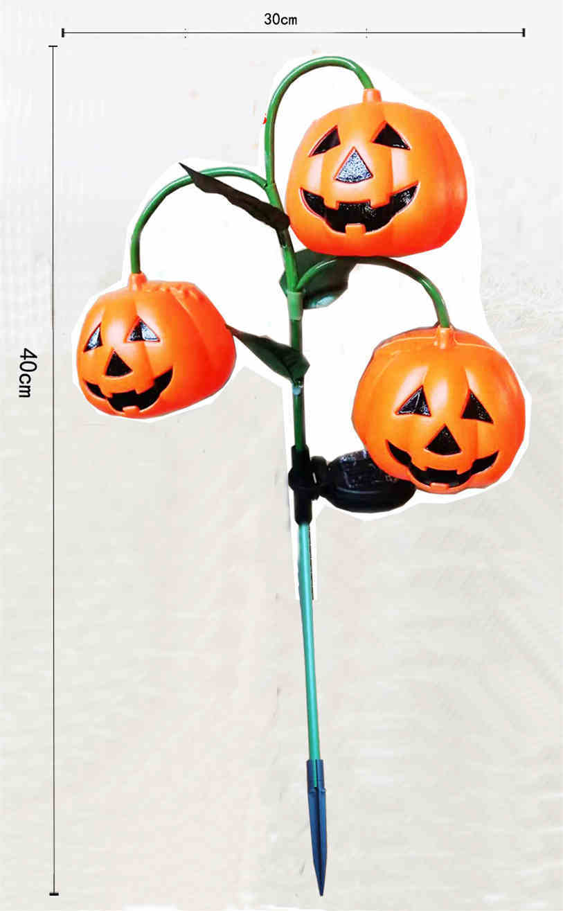 Million Christmas LED Solar Pumpkin Ground Light