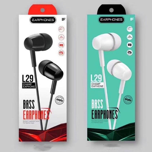 Sports Heavy Bass In-ear Mobile Phone Wired Control With Microphone K Song Headset