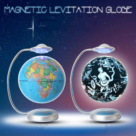 Globe Magnetic Levitation 8 Inch Luminous Ornaments